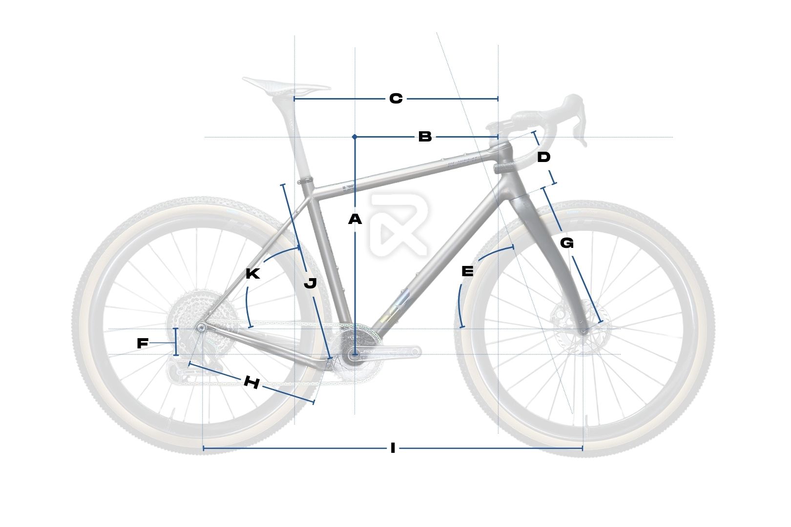 Illustration géométrie du vélo